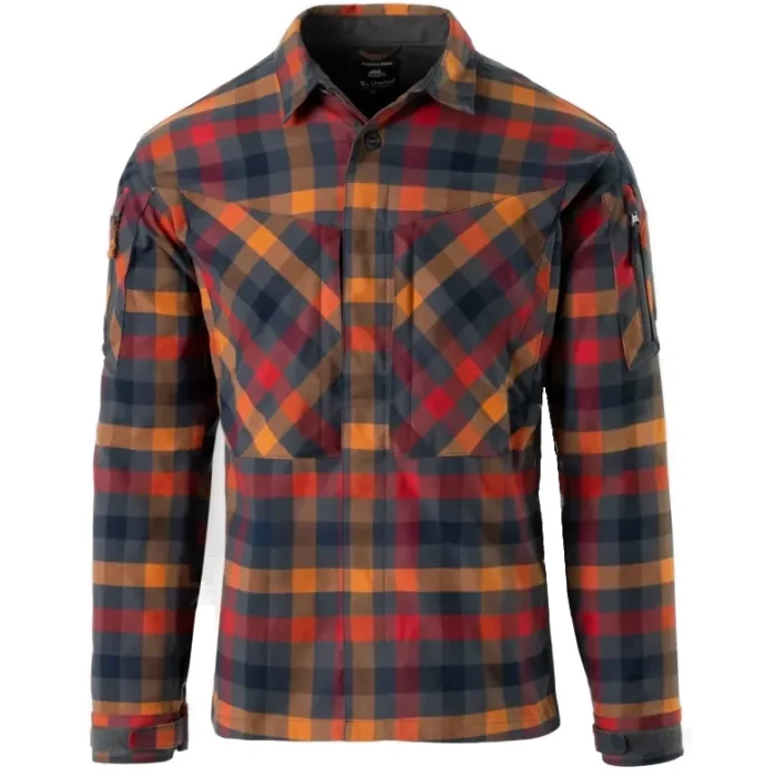 Koszula HELIKON Nylon Sorona® Blend - Dark Autumn Checkered (KO-MBD-NS-2O)